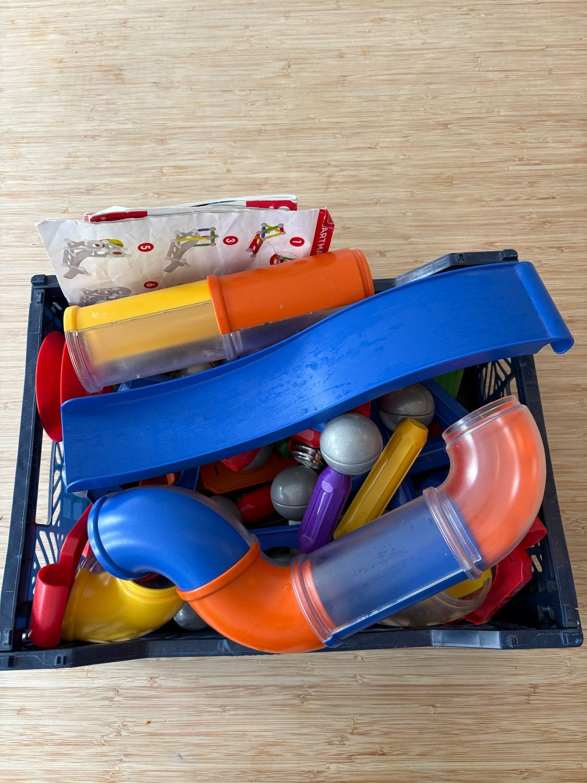 SmartMax magnetisch constructiespeelgoed met knikkerbaan, Ophalen of Verzenden, Gebruikt, Overige merken