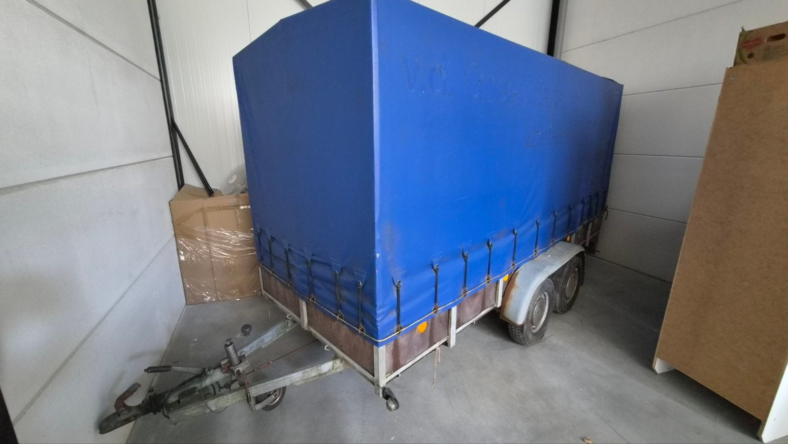 Hapert aanhangwagen met huif - Ruime en stevige trailer, Ophalen