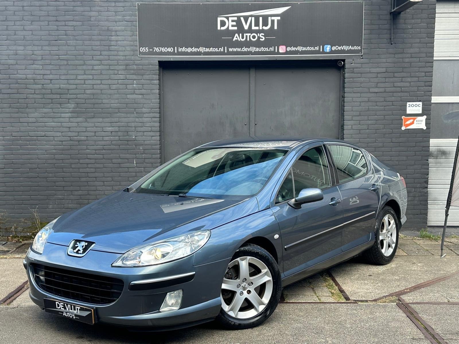 Peugeot 407 2.2-16V XS Pack | Automaat | Navi | Leer | Cruis, Dealer onderhouden, Gebruikt, 4 cilinders, Bedrijf