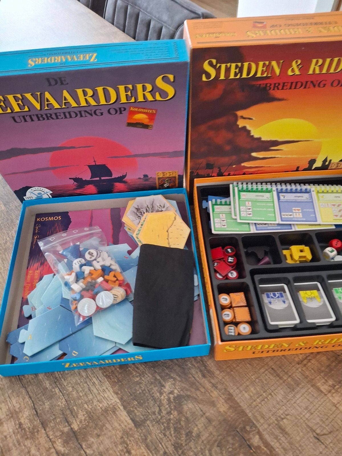 zeevaarders en steden en ridders uitbreiding op  kolonisten, Ophalen of Verzenden