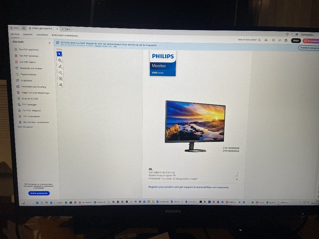 Monitor Philips PHL27E1N5600HE, Computers en Software, Gaming, IPS, Kantelbaar, Phillips.