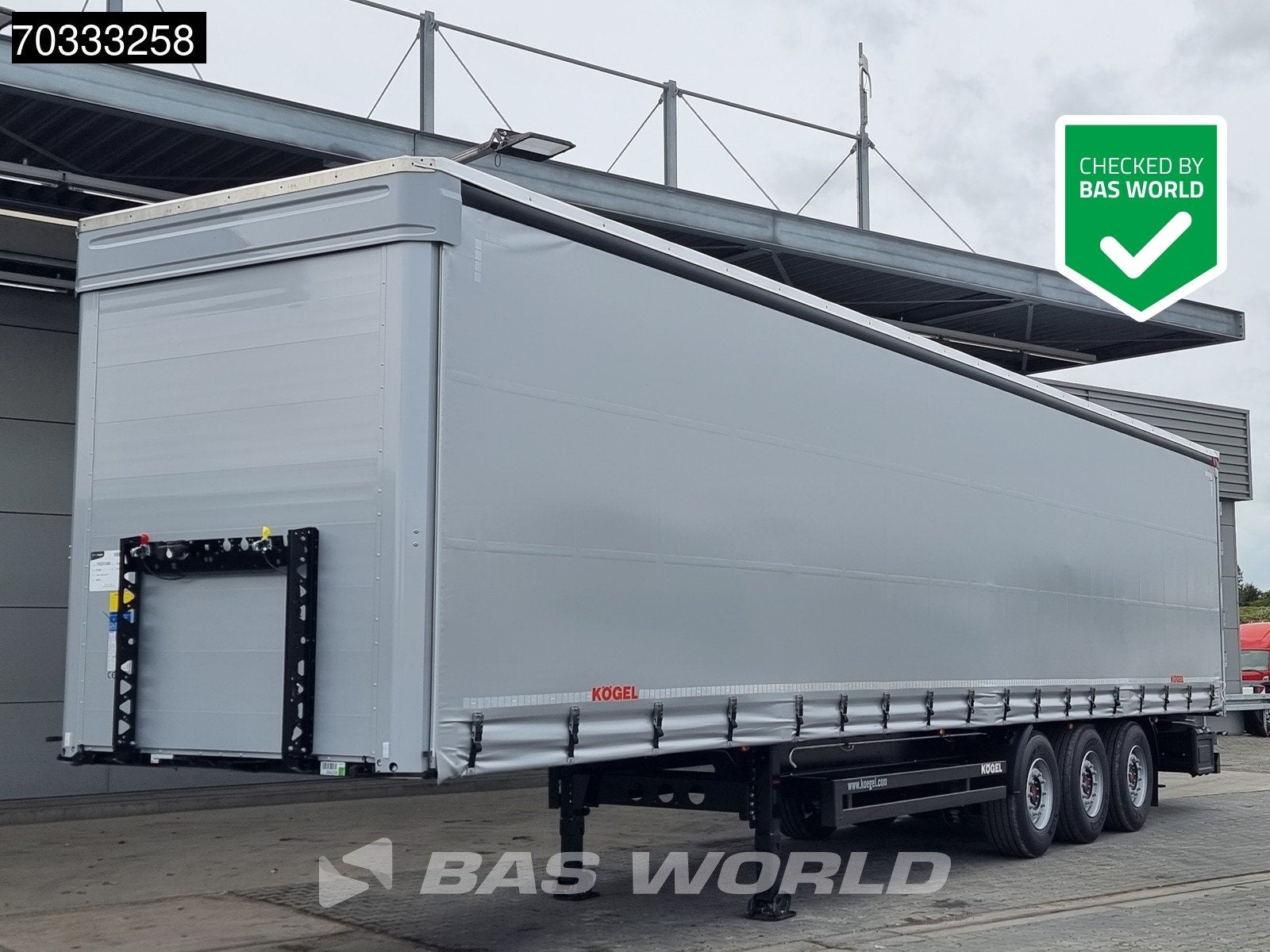 Kögel S24-1 NEW! Lifting axle Standard, Auto's, Stof, Overige brandstoffen, Bedrijf, Zilver of Grijs