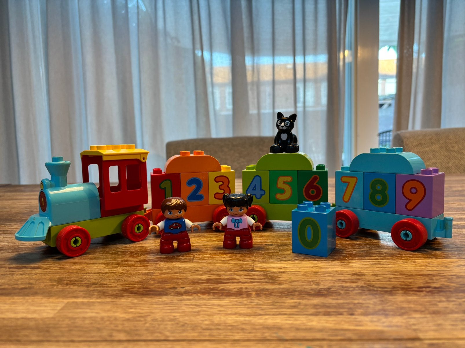 Lego Duplo - Getallentrein - 10847, Kinderen en Baby's, Ophalen of Verzenden, Zo goed als nieuw, Duplo