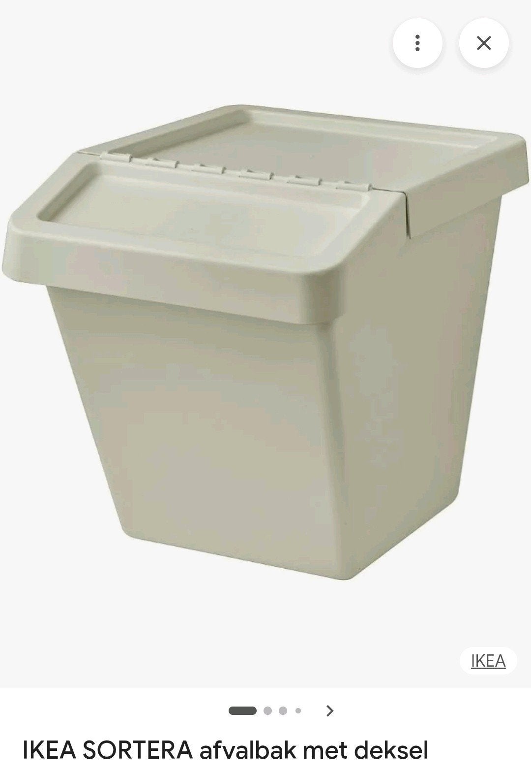 60 liter ikea bakken gezocht, Huis en Inrichting, Woonaccessoires | Prullenbakken, 40 liter of meer, Ophalen of Verzenden, Zo goed als nieuw