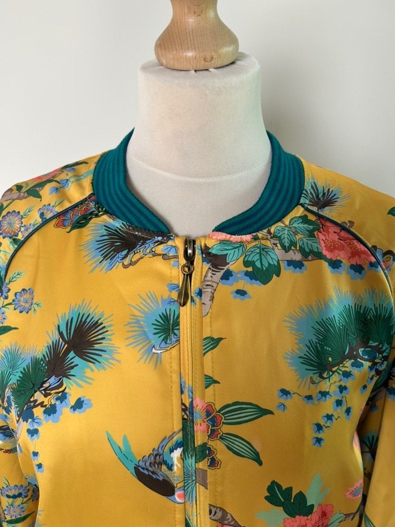 King Louie maat L prachtig geel bomber vest 3514, Geel, Maat 42/44 (L), Ophalen of Verzenden, Zo goed als nieuw