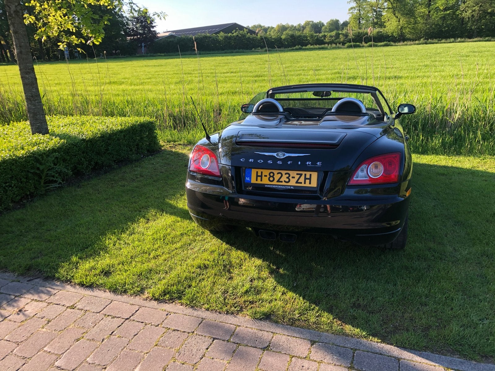 Chrysler Crossfire 3.2 V6 Roadster 2005 Zwart, Auto's, 1385 kg, Achterwielaandrijving, Cabriolet, Zwart