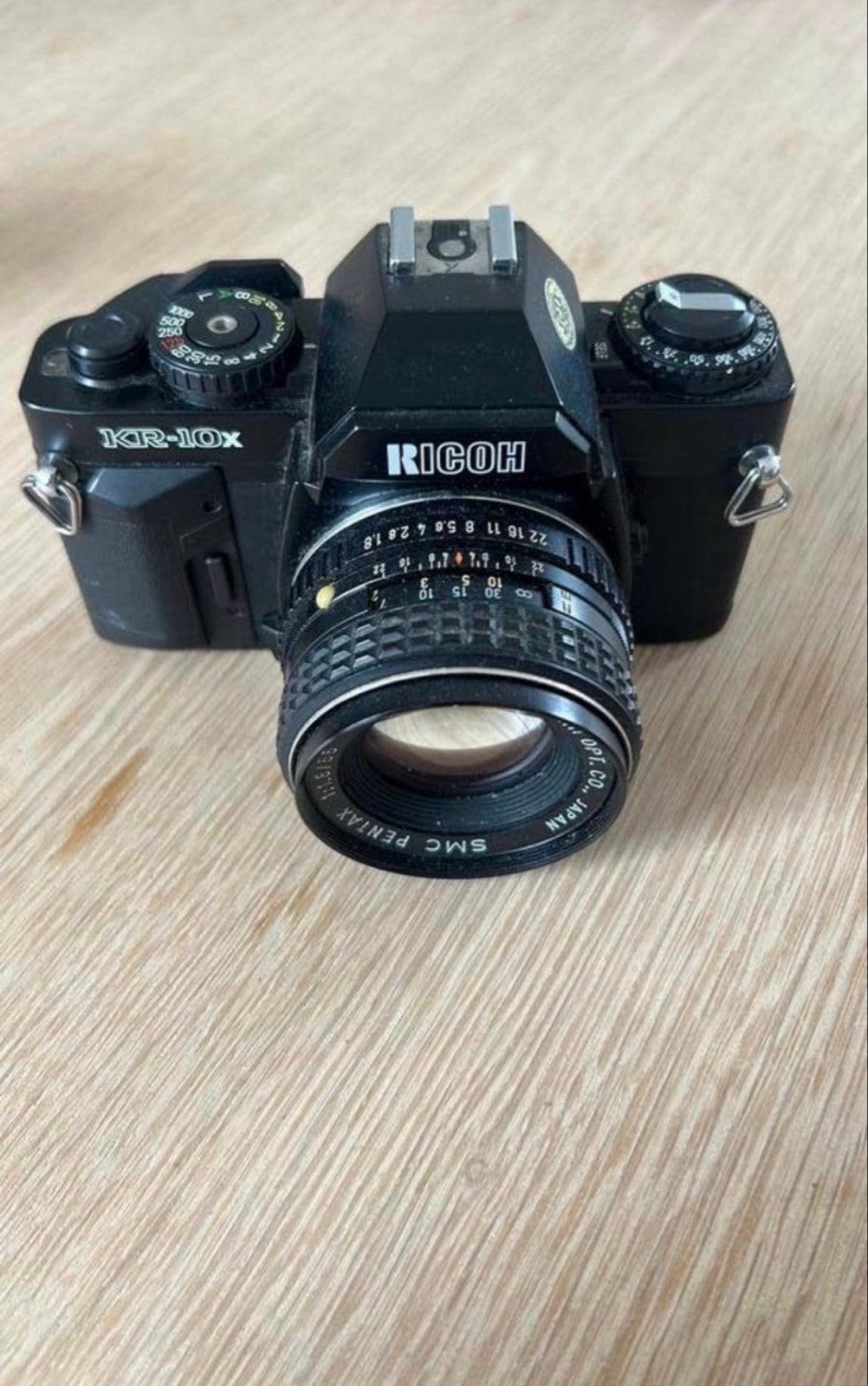 Ricoh KR-10x met Pentax 55mm f/1.8 lens, Audio, Tv en Foto, Ophalen of Verzenden, Gebruikt, Spiegelreflex, Overige Merken