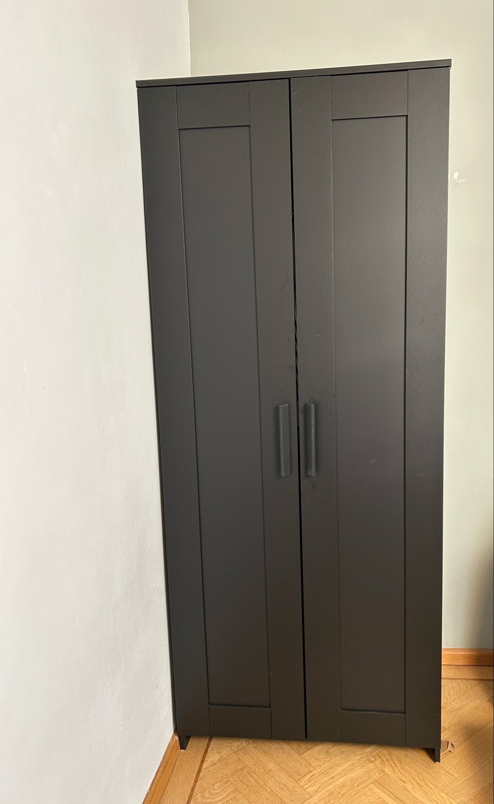 Zwarte kledingkast Ikea Brimnes kast, Ophalen, 50 tot 100 cm, Zo goed als nieuw, 150 tot 200 cm