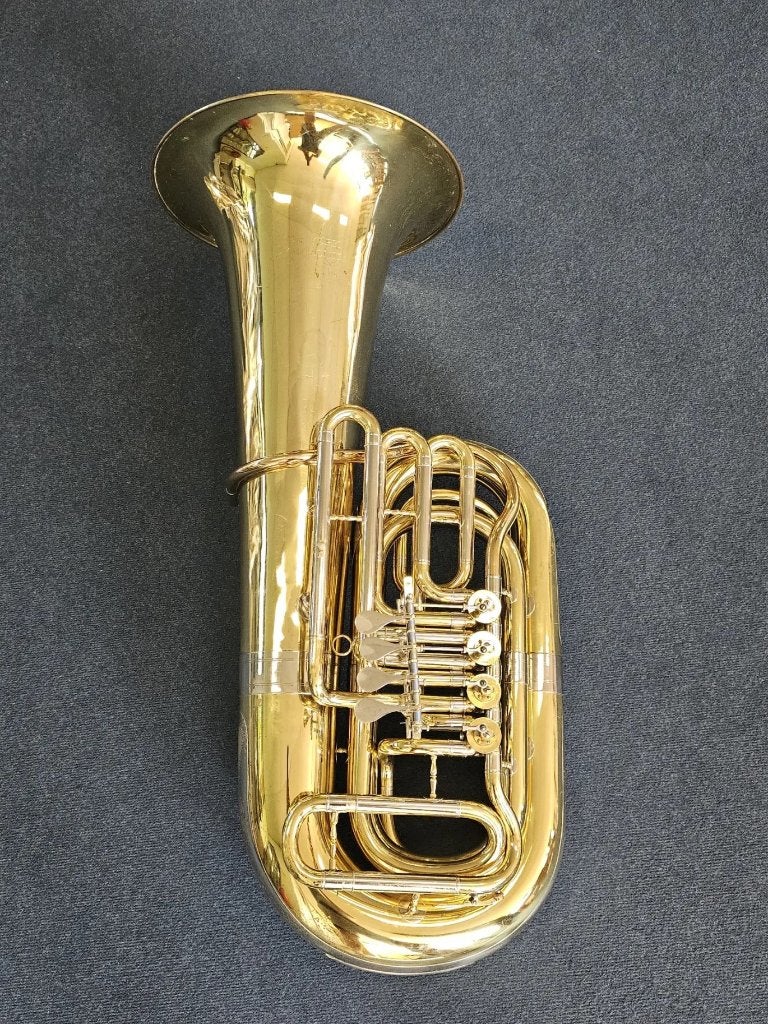 New York Symphonic / Melton mod. 25 4/4 BBb Tuba, Muziek en Instrumenten, Ophalen, Gebruikt, Bes-tuba