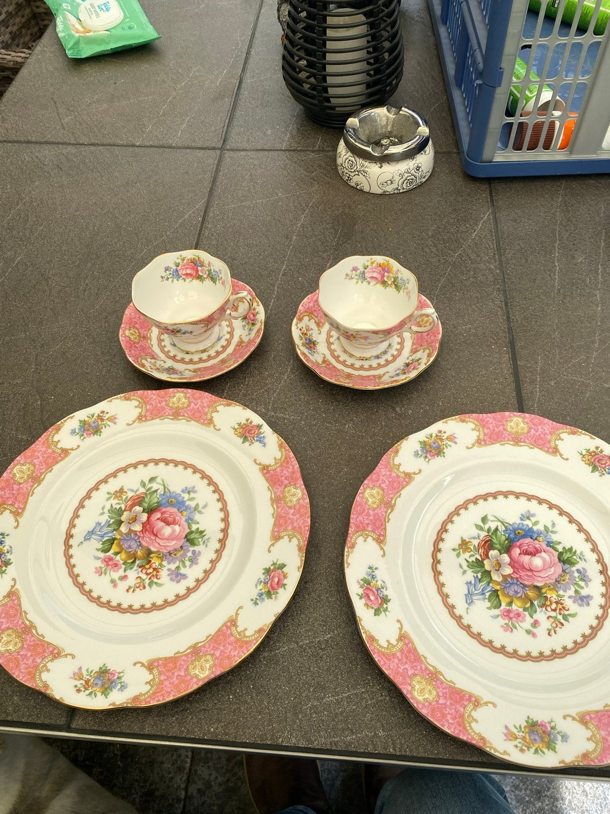 Royal Albert Lady Carlyle Servies - 2 Kopjes en 2 Borden, Ophalen