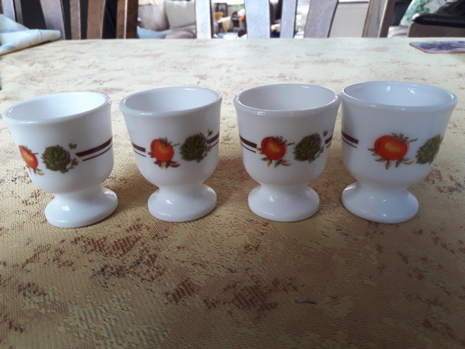 Vintage arcopal eierdopjes, Ophalen of Verzenden, Huis en Inrichting
