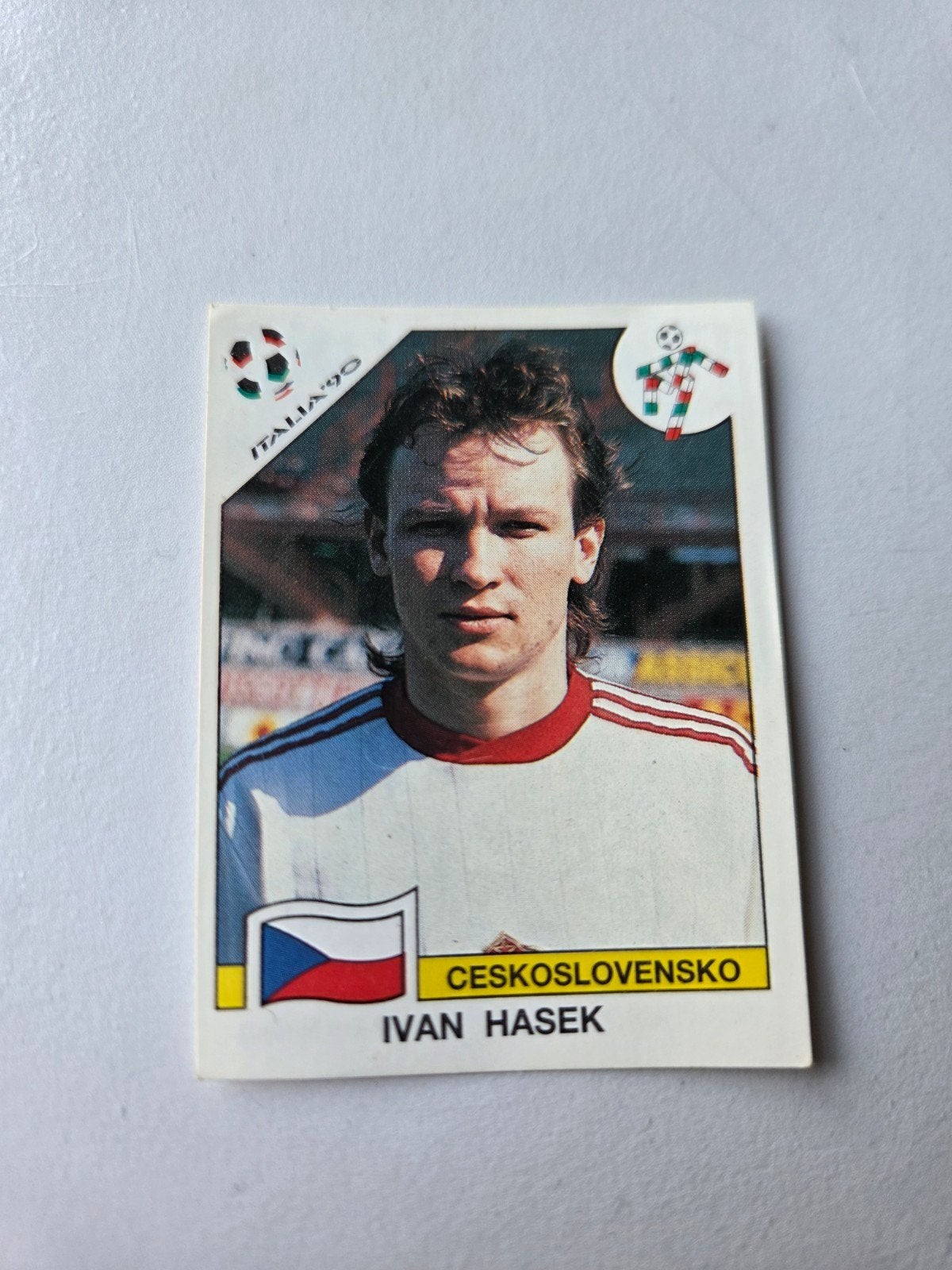 Panini WK 90, Verzamelen, Sportartikelen en Voetbal, Ophalen of Verzenden, Zo goed als nieuw, Buitenlandse clubs, Poster, Plaatje of Sticker