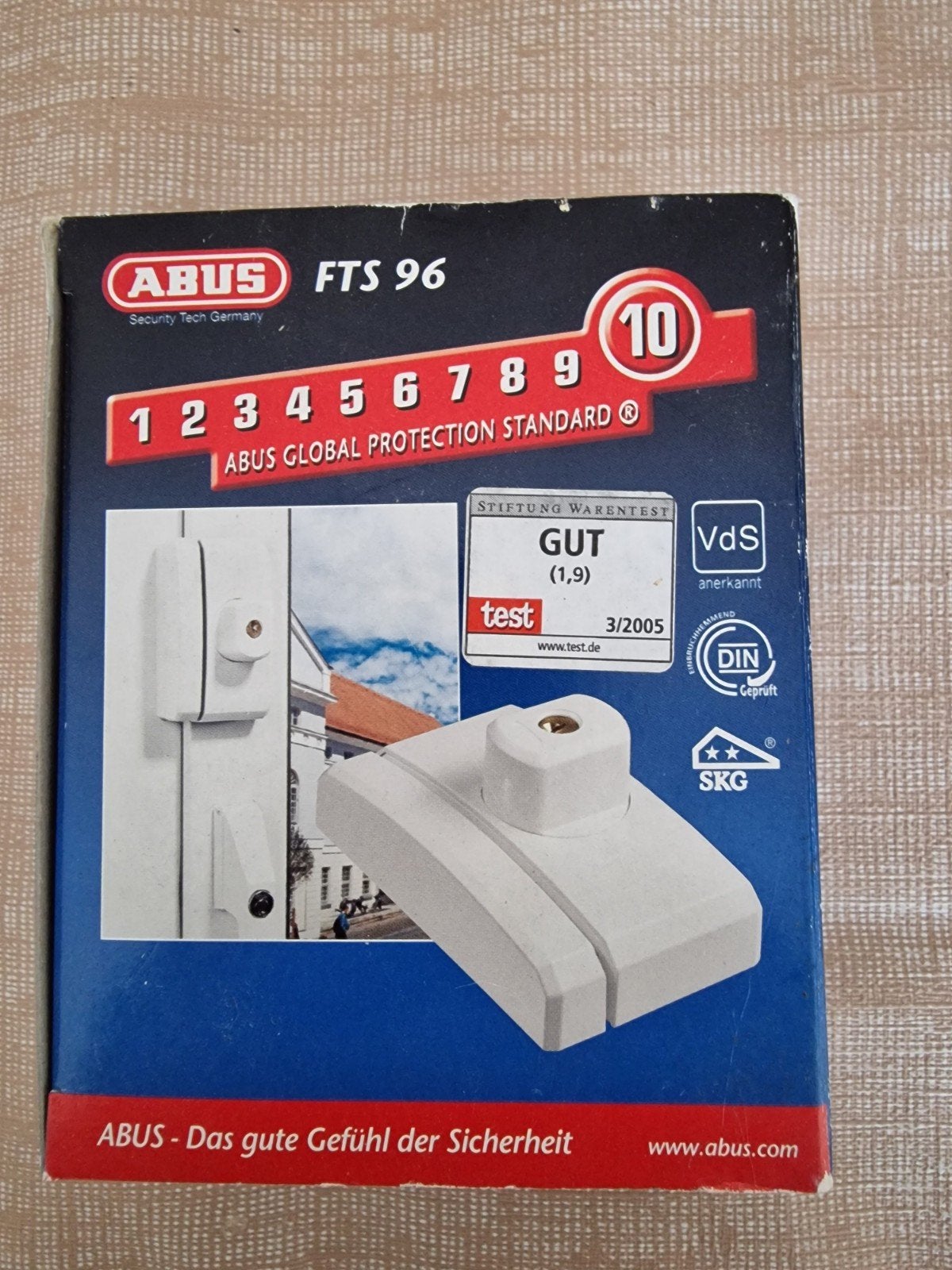 ABUS FTS 96 Bijzetslot voor ramen/deuren Wit 10stuks te koop, Ophalen of Verzenden
