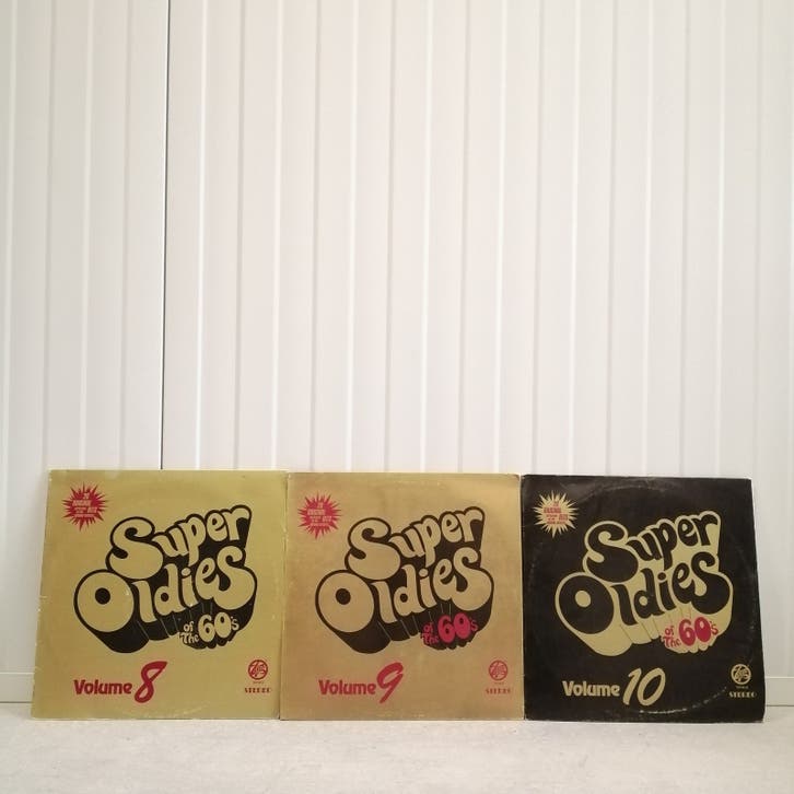 3x Super Oldies Of The 60's (Volume 8, 9 & 10) - Vinyl LP