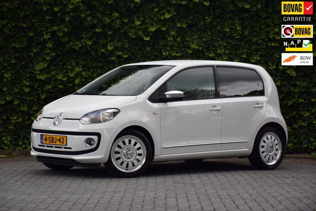 Volkswagen Up! 1.0 White up! Garantie/Airco/PDC/Bluetooth, Auto's, Volkswagen, Bedrijf, Te koop, up!, ABS, Airbags, Airconditioning
