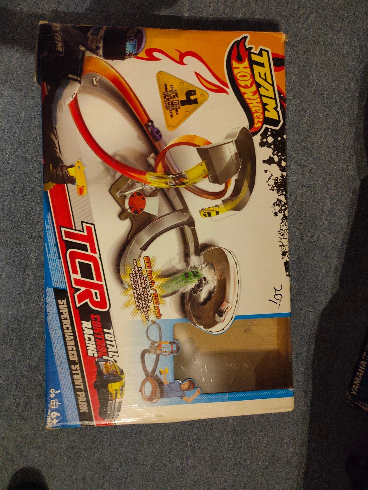 Hot Wheels Team TCR Supercharged Stunt Pack – racebaan, Ophalen, Hot Wheels, Elektrisch, Racebaan