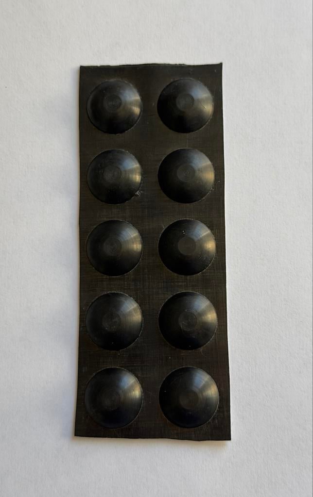 10 stuks rubber voetjes - Zelfklevende anti-slip doppen, Ophalen of Verzenden, Zo goed als nieuw