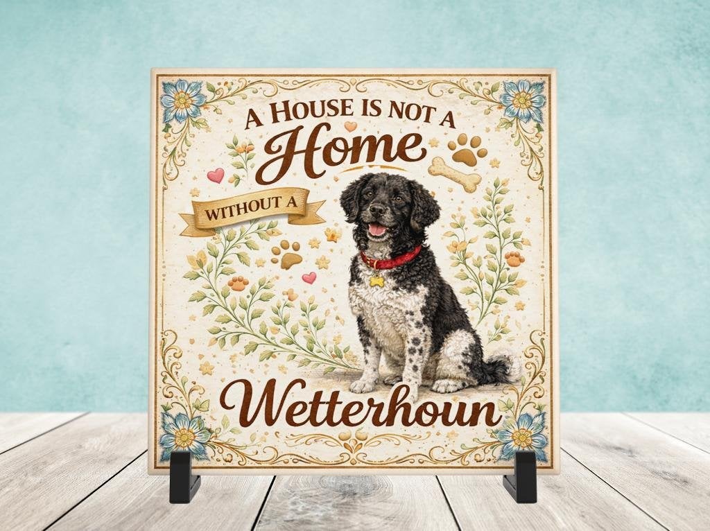 A House is not a Home Without a Wetterhoun - Tegel, Verzenden, Nieuw