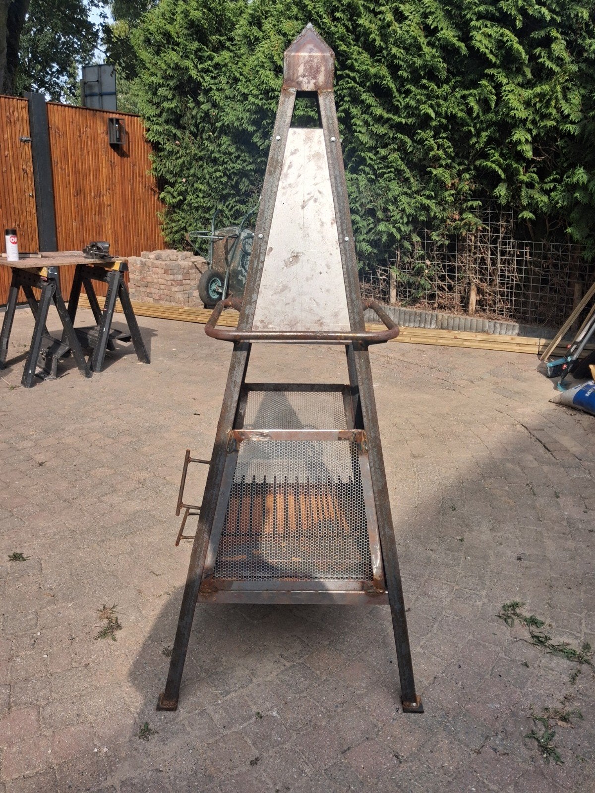 Mooie terraskachel / tuinhaard, Tuin en Terras, Ophalen