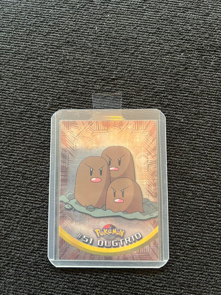 Pokemon Dugtrio #51 Topps kaart foil, Ophalen of Verzenden, Zo goed als nieuw, Foil