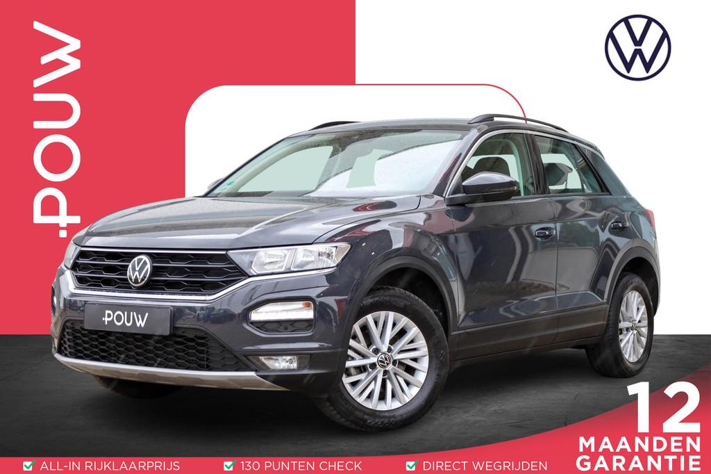 Volkswagen T-Roc 1.0 TSI 110pk Style | Trekhaak | Parkeersen, Auto's, Volkswagen, Voorwielaandrijving, 12 maanden, Stof, Gebruikt