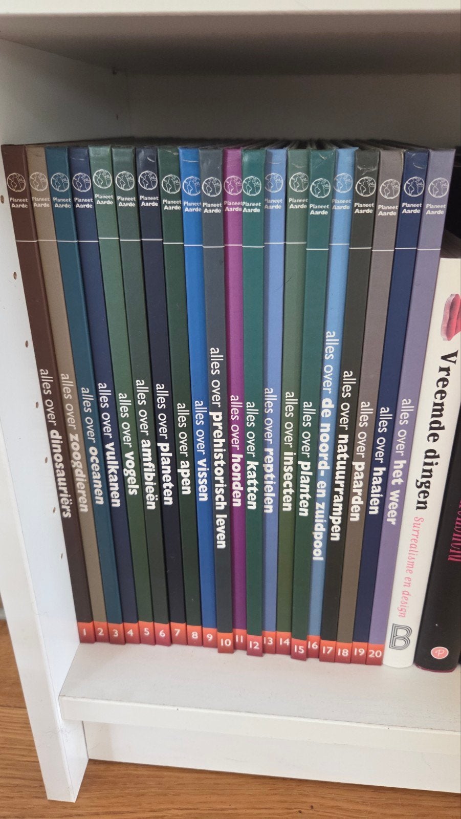 complete serie boeken Planeet aarde, 20 delen, Boeken, Ophalen, Nieuw