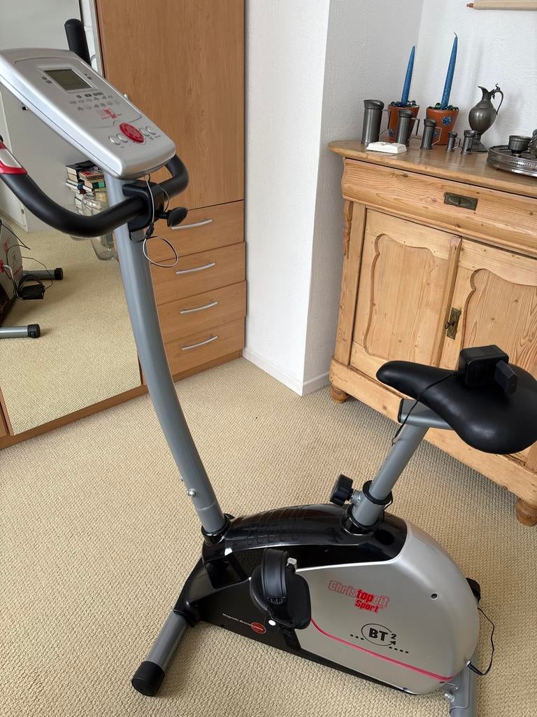 Christopeit Sport BT2 Hometrainer - Zo goed als nieuw, Sport en Fitness, Ophalen, Zo goed als nieuw, Metaal, Benen