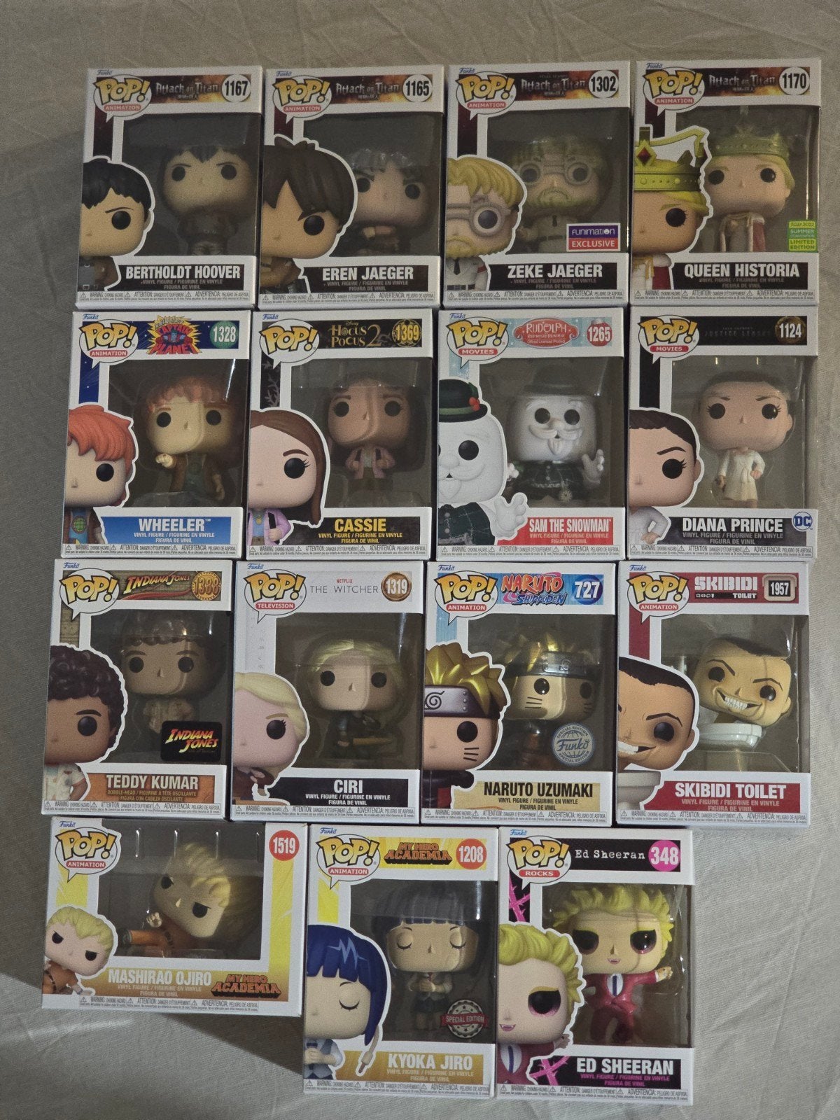 ​collectie Funko Pops (15 stuks), Ophalen of Verzenden, Zo goed als nieuw