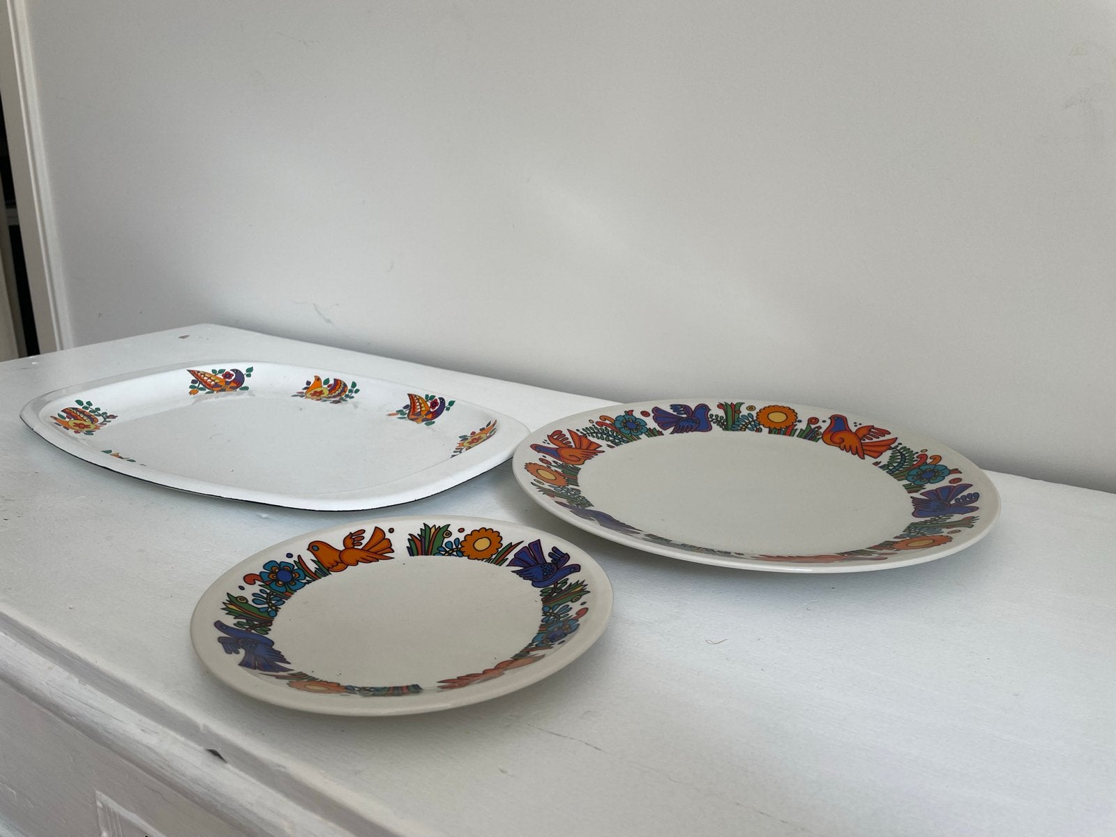 Villeroy & Boch Acapulco: 3-delige set schalen/borden, Ophalen of Verzenden
