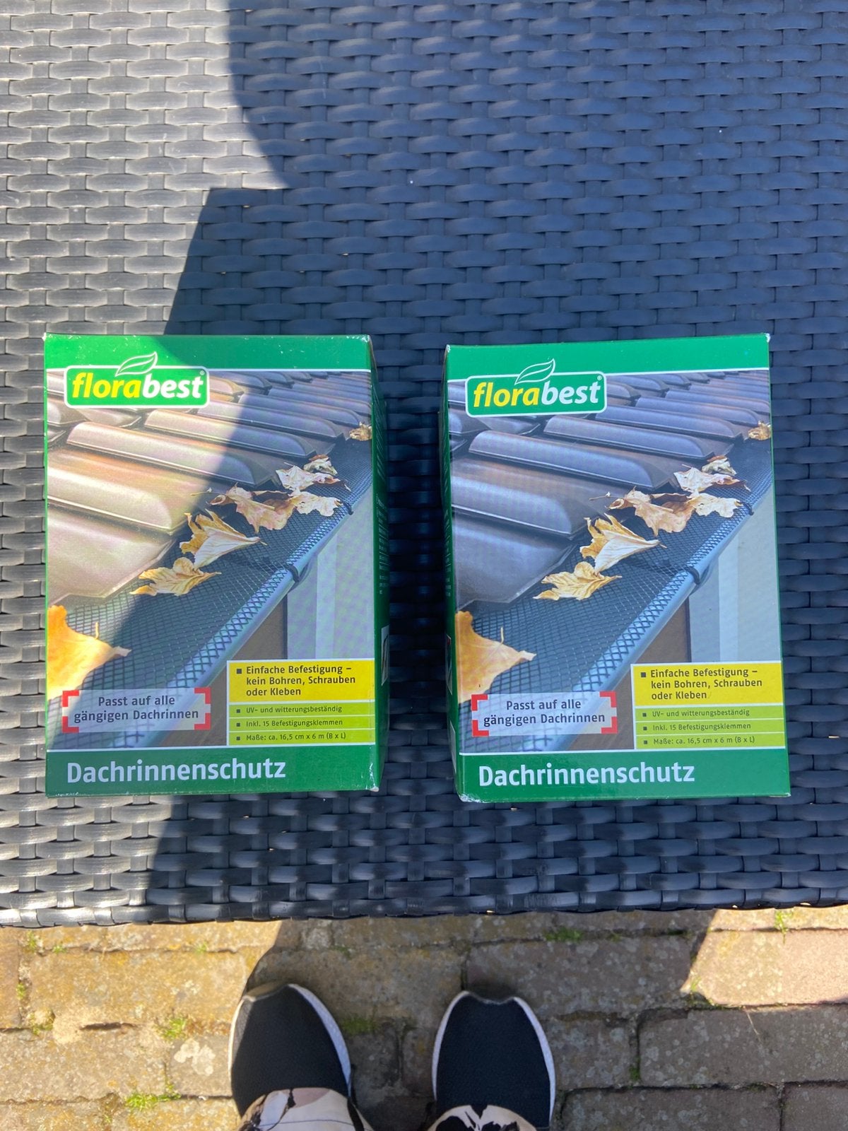 Florabest - dakgootbescherming 2 stuks, Doe-het-zelf en Verbouw, Dakpannen en Dakbedekking, Kunststof, Overige typen, Nieuw, Ophalen of Verzenden