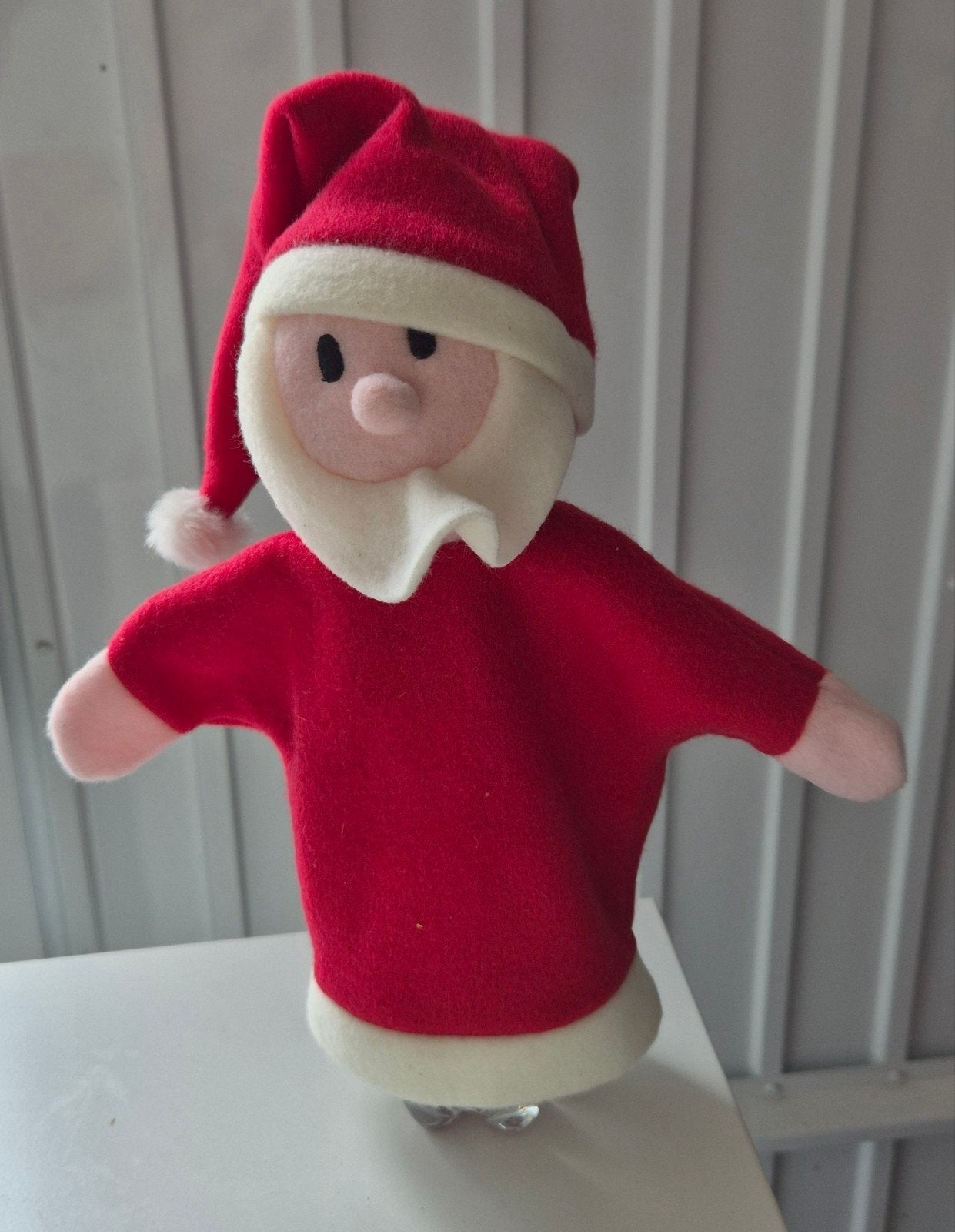 Kerstman handpop, Ophalen of Verzenden, Zo goed als nieuw