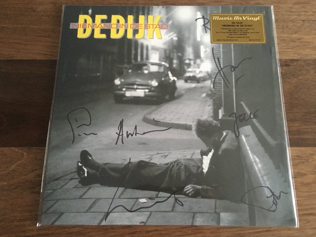 Vinyl LP De Dijk Niemand In De Stad GESIGNEERD ZILVER NIEUW, Cd's en Dvd's, LP, Ophalen of Verzenden, Pop, 12 inch
