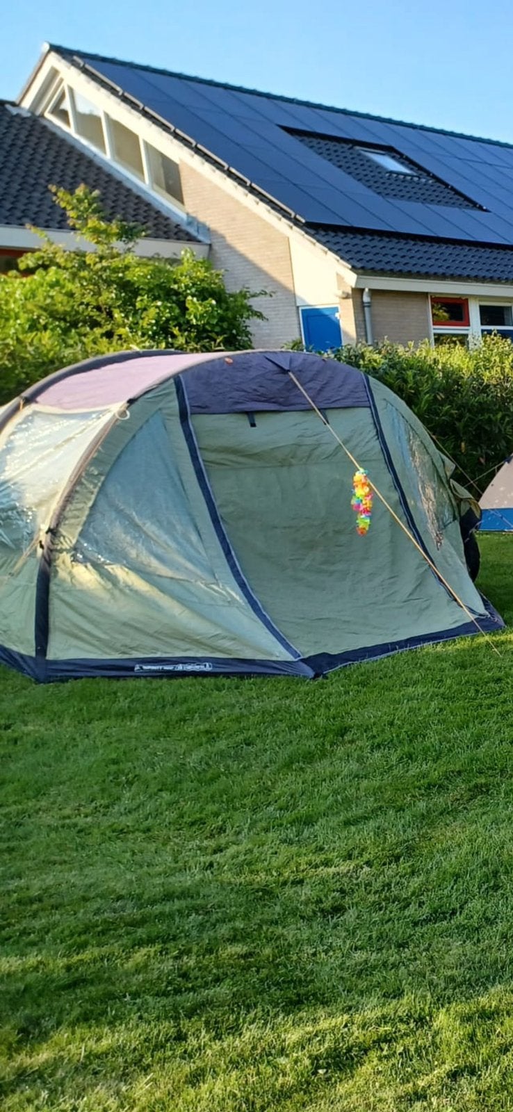 Vango opblaasbare tent, Ophalen, Gebruikt