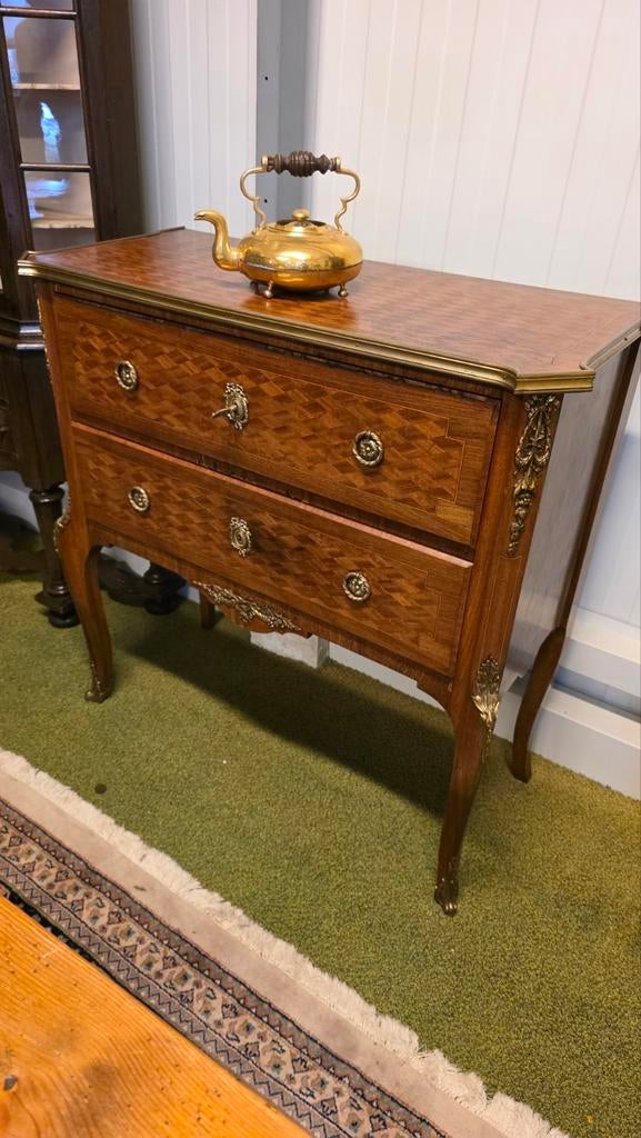 19de eeuws Frans Louis XVI commode met schrijflade
