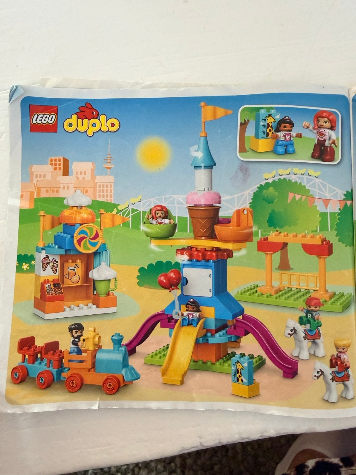 Lego Duplo Grote Kermis 10840 - Complete set, Overige thema's, Ophalen of Verzenden, Zo goed als nieuw, Compleet