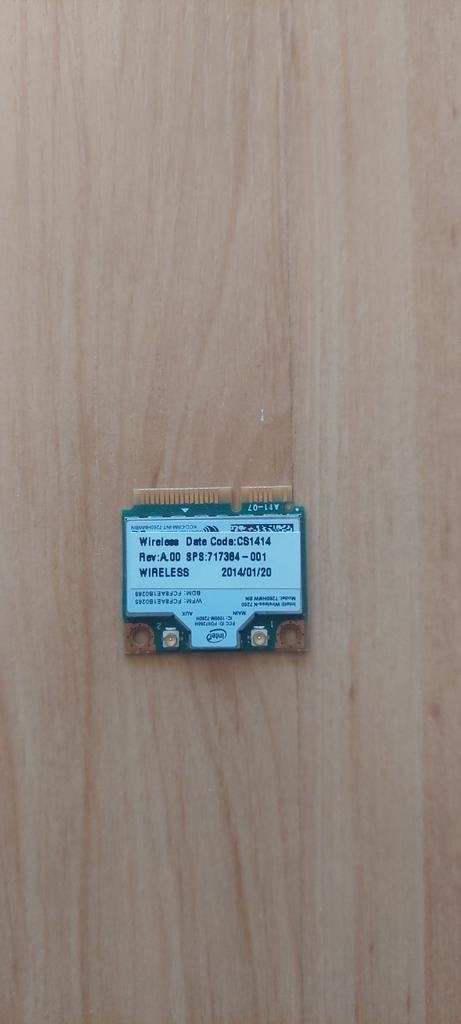 Intel Laptop Wifi Kaart - Mini PCIe - Werkend, Computers en Software, Netwerkkaarten, Ophalen of Verzenden
