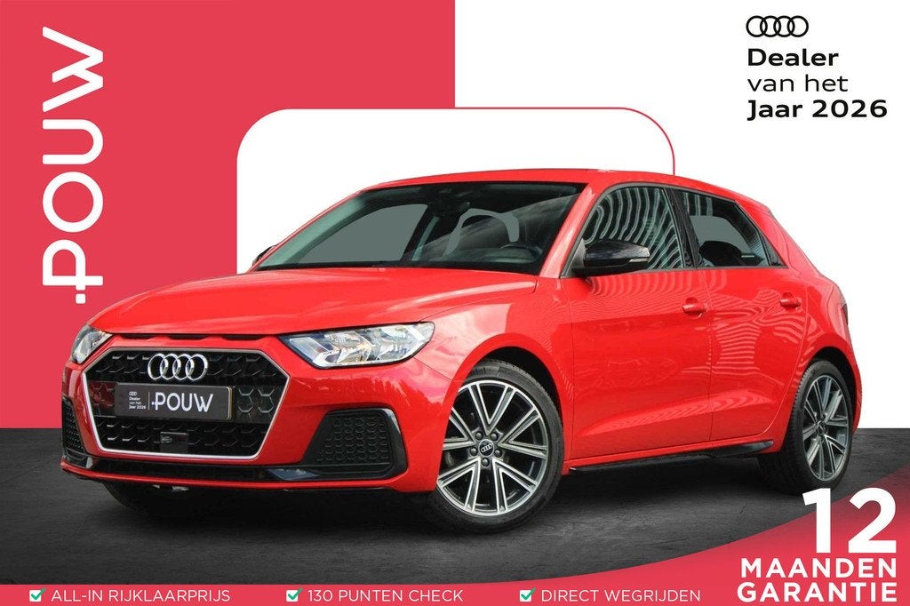 Audi A1 Sportback 25 TFSI 95pk epic | Parkeersensoren Achter, Auto's, Audi, 12 maanden, Stof, 95 pk, 49 €/maand
