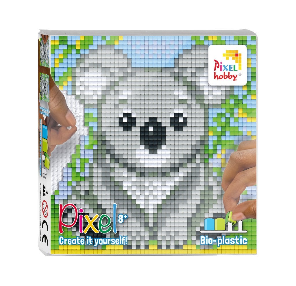 Pixelhobby Create it yourself set 44017 koala 12 x 12 cm, ., Dieren, Nieuw, Ophalen of Verzenden