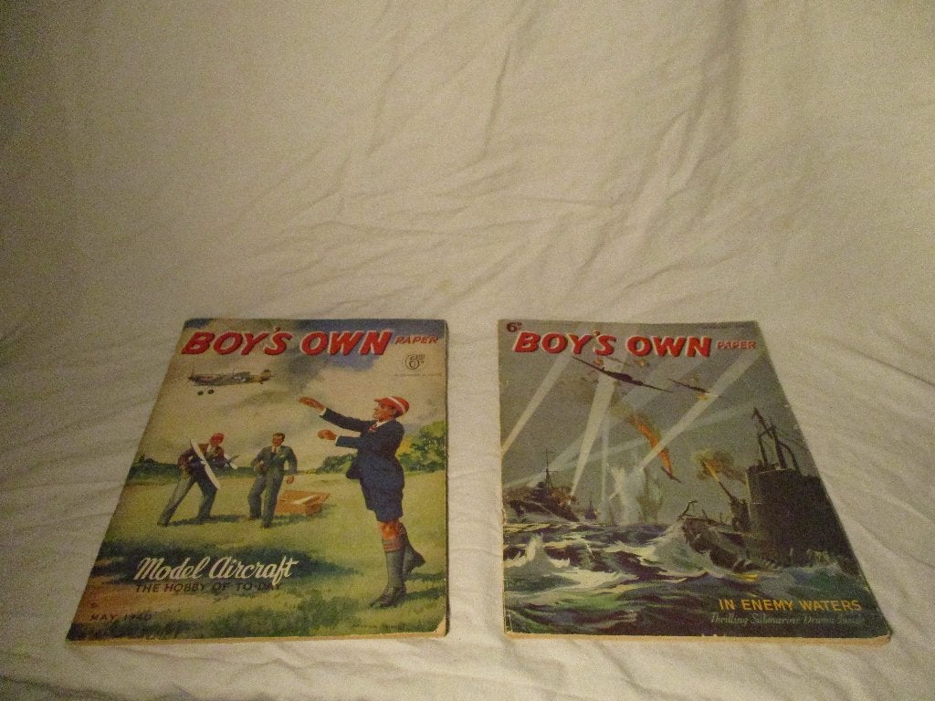 2x Boy,s Own tijdschriften 2 wereld oorlog 1940, Verzamelen, Ophalen of Verzenden, Nederland, Boek of Tijdschrift
