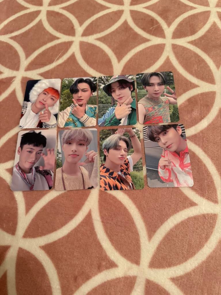 Ateez Fever Part 3 Whosfan Café photocard set, Ophalen of Verzenden, Zo goed als nieuw, Foto of Kaart