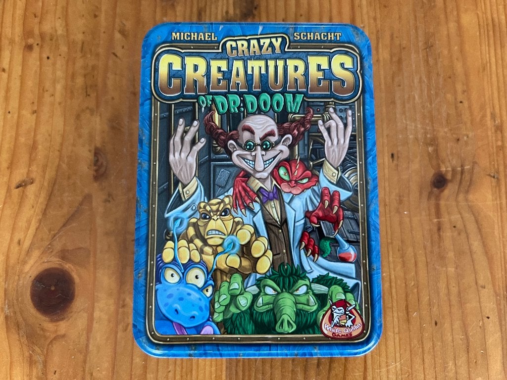Crazy Creatures of Dr. Doom kaartspel, Ophalen, Gebruikt, White Goblin Games