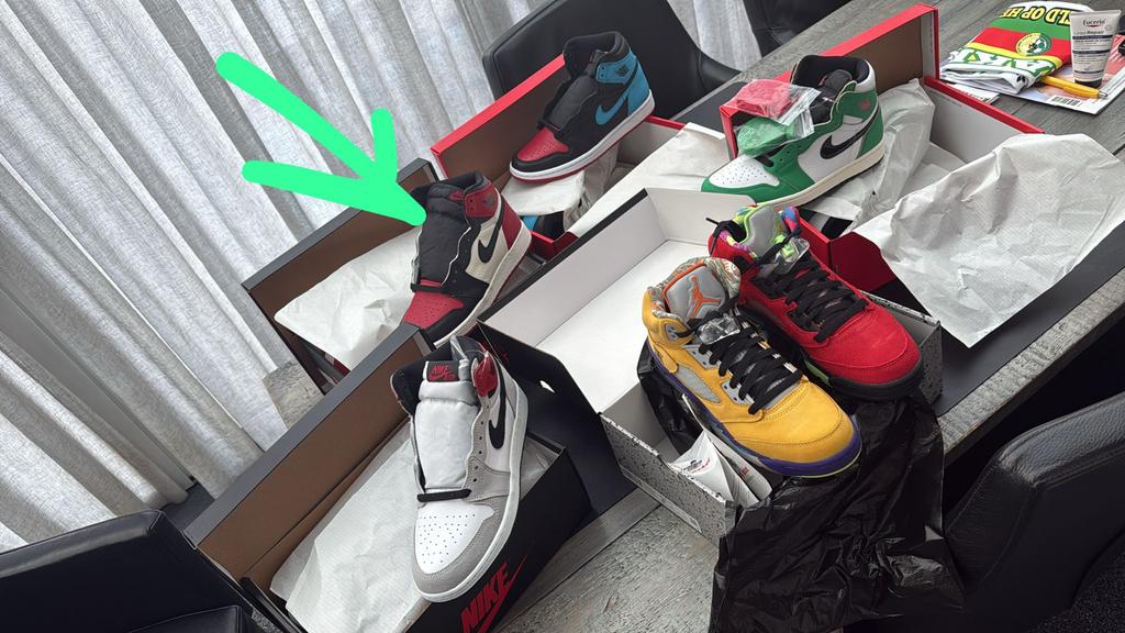 Jordan 1 OG High & Jordan 5 What The - Nieuw in doos, Overige kleuren, Nieuw, Ophalen of Verzenden, Sneakers of Gympen