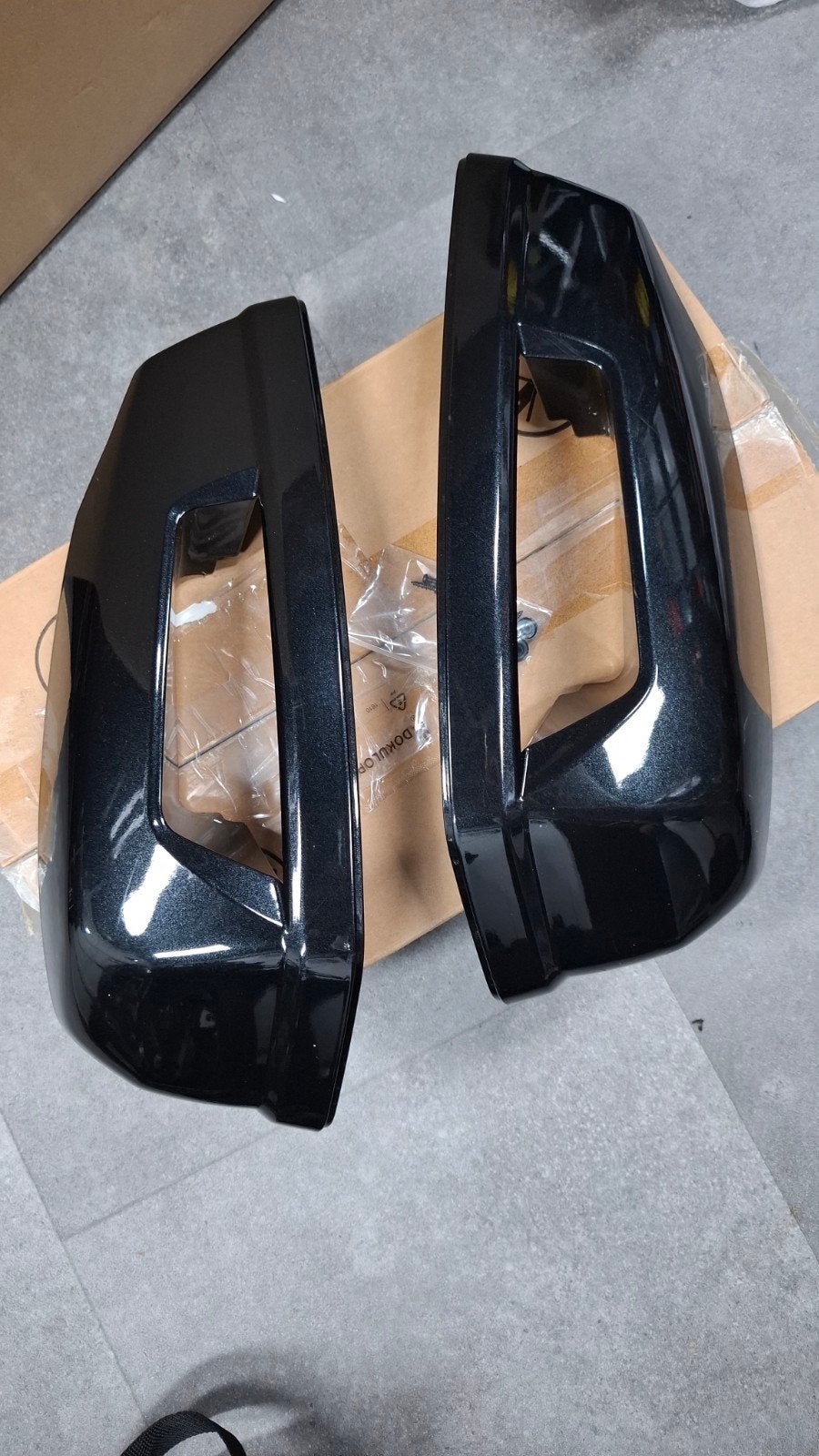 koffer covers zwart, Motoren, Ophalen of Verzenden, Gebruikt
