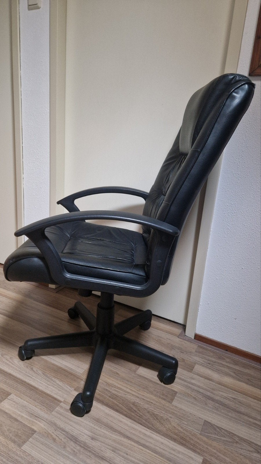 Bureaustoel, Ophalen, Gebruikt, Zwart