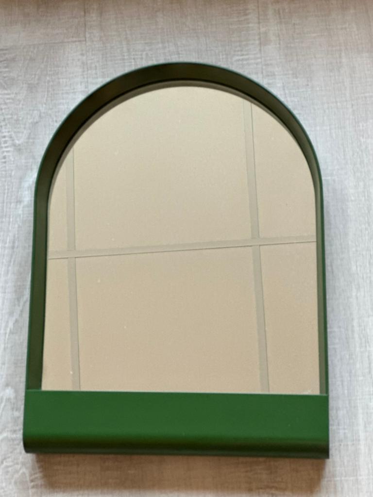 Ikea hay spiegel groen, Ophalen of Verzenden, Zo goed als nieuw, Rechthoekig, Minder dan 100 cm