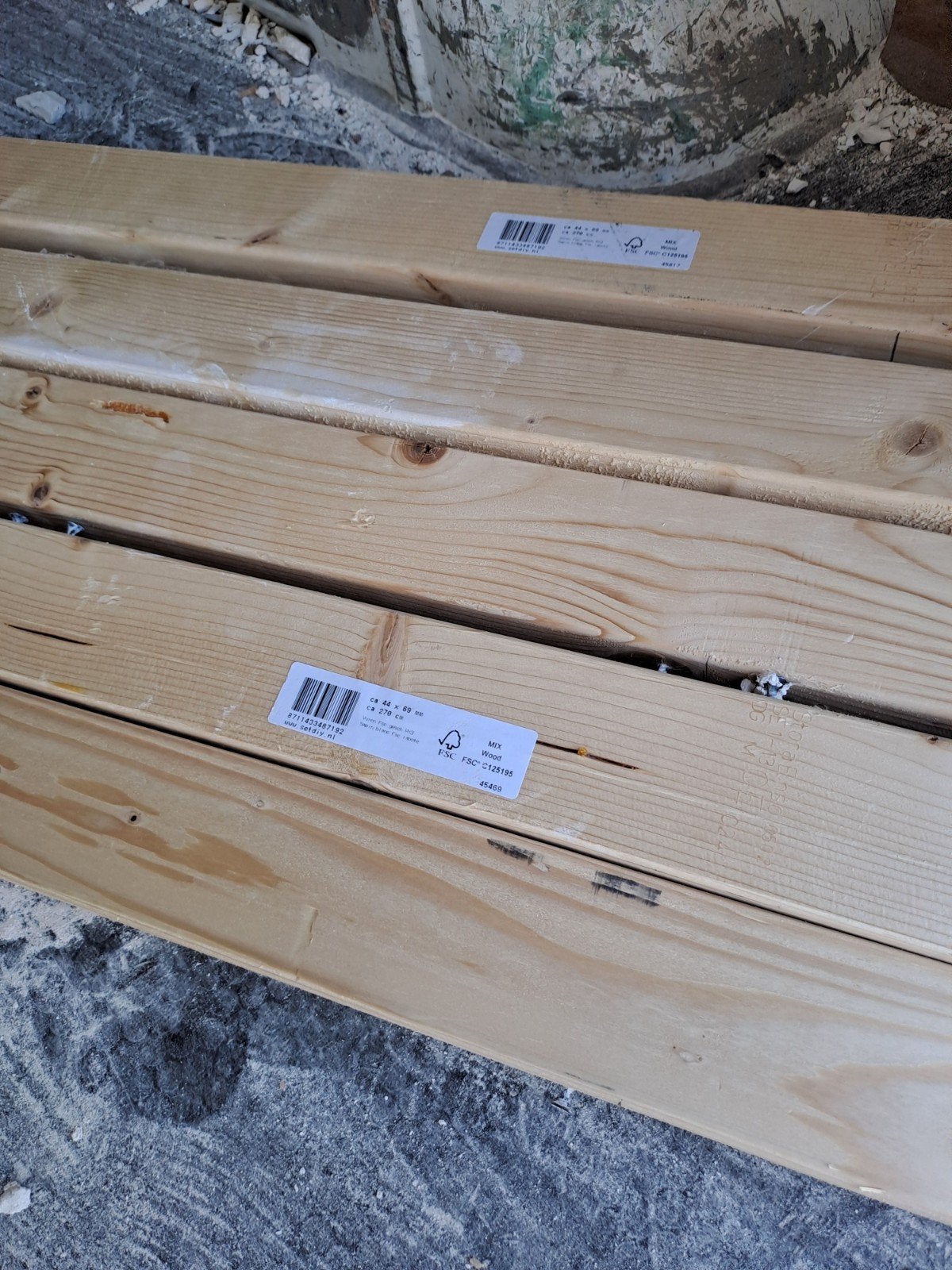 Hout balken 270 x50, 50 tot 150 cm, Ophalen of Verzenden, 10 m² of meer, 10 tot 30 cm