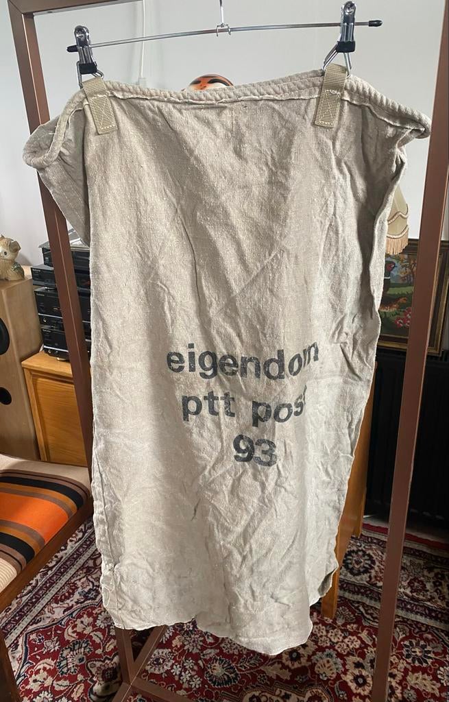 Vintage PTT Postzak , 2 stuks - Authentiek en Decoratief, Ophalen of Verzenden