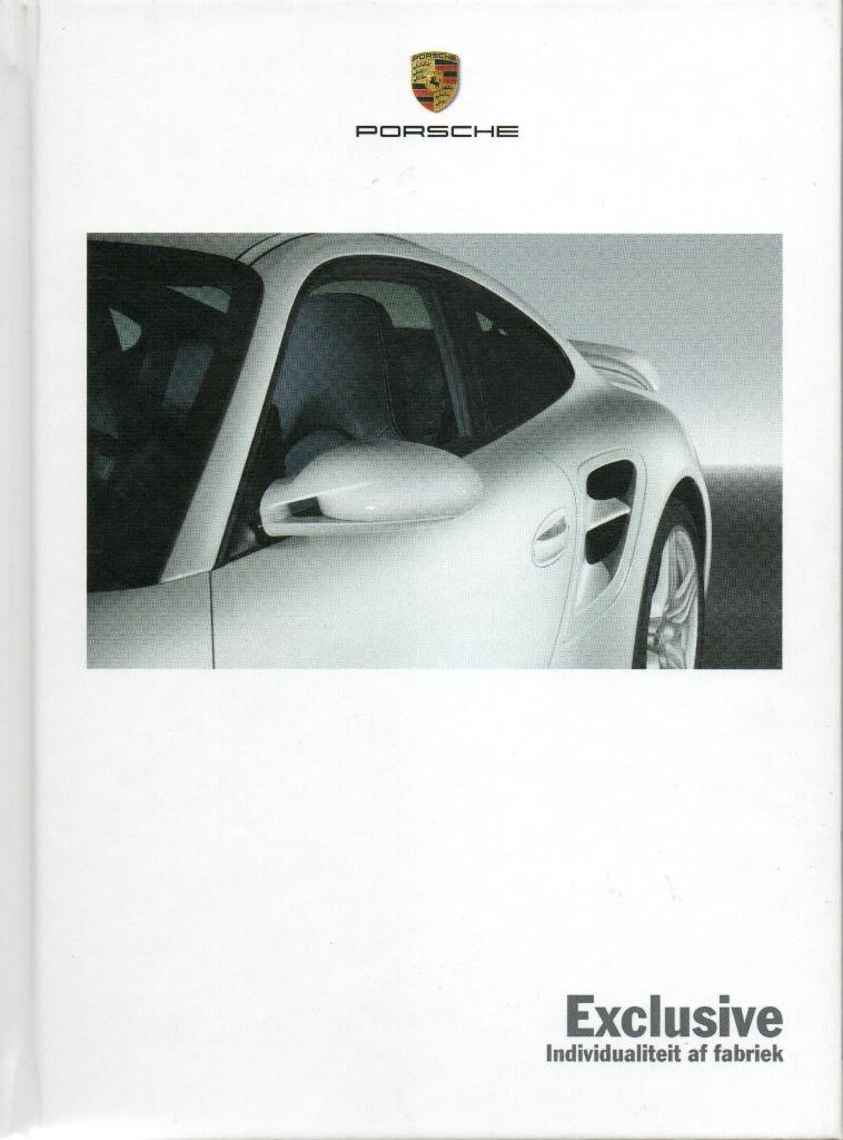 2007 Porsche Exclusive brochure, Verzenden, Zo goed als nieuw, Porsche