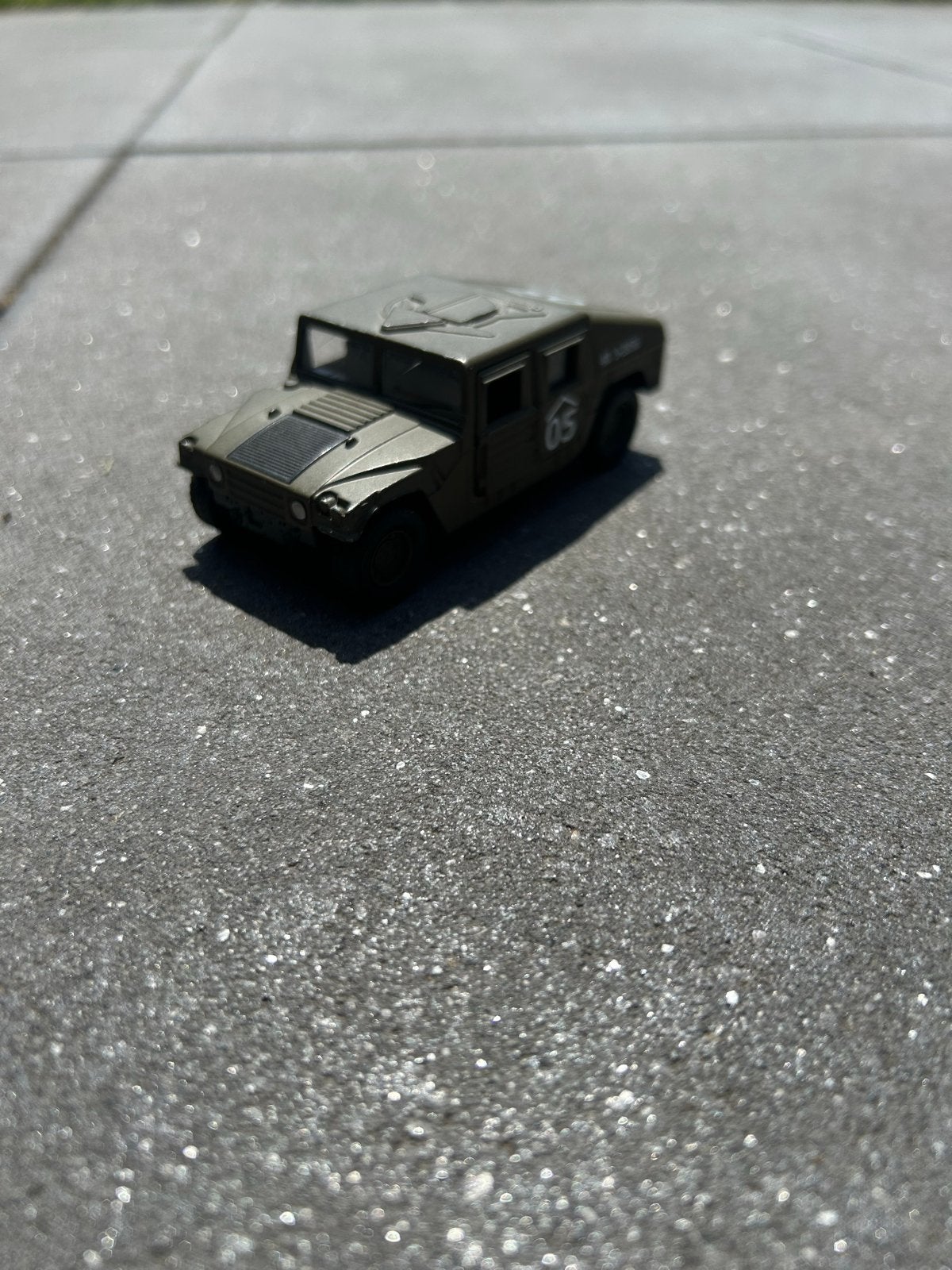 Leger Hummer Speelgoedauto - Miniatuur Militair Voertuig, Ophalen of Verzenden, Gebruikt