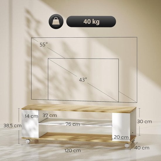 Tv-Meubel – Tv-Dressoir – Tv-Kast – Tv-Stand, Corvance B.V., Verzenden, Nieuw, Corvancebol@gmail.com